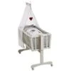 Roba Komplettwiegen-Set Weiß Inklusive Textiler Ausstattung Adam Und Eule -Baby Online Shop 8950w s148 wiegenset 300 adam und eule 3
