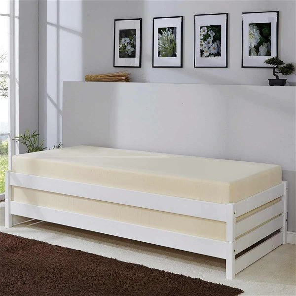 Ticaa Nadine Stapelliege Kiefer Weiß 90 X 200 Cm Massivholz 3 Ticaa Nadine Stapelliege Kiefer Weiß 90 X 200 Cm Massivholz