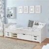 Ticaa Einzelbett Leni Mit 4er Funktionsschubkasten Weiß Massivholz - 90x200 Cm -Baby Online Shop 952367 kx4ipnwnwjppz9ej