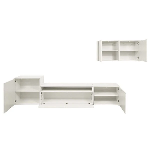 Now! By Hülsta Easy Wohnwand Natureiche 156x308x45 5-teilig 4 Now! By Hülsta Easy Wohnwand Natureiche 156x308x45 5-teilig – Bild 2