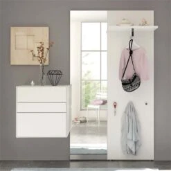 Now! By Hülsta Easy Garderobe Reinweiß 204x179x44 4-teilig