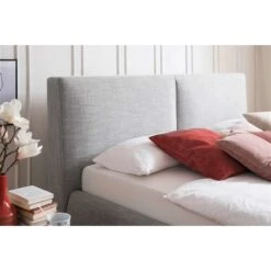 Meise Möbel Atesio Polsterbett Stoffbezug Blau 180 X 200 Cm Mit Glattem Kopfteil -Baby Online Shop atesio hellgrau 02 kt detail 11236 1919 fein 3