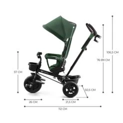 Kinderkraft AVEO Dreirad Mystic Green 13 Kinderkraft AVEO Dreirad Mystic Green -Baby Online Shop aveo mystic green g9
