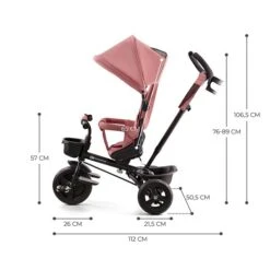 Kinderkraft AVEO Dreirad Rose Pink -Baby Online Shop aveo rose pink 9