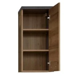 Trendteam Bay Hängeschrank Schmal Eiche Riviera / Beton -Baby Online Shop bay bd 1693 501 28 frontal geoeffnet freisteller