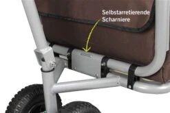 Beachtrekker LiFe Bollerwagen Blau Stabil Und Leicht Inkl. Feststellbremse -Baby Online Shop beachtrekker life info scharniere 1