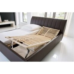 Meise Möbel Bern Polsterbett Braun Kunstleder - Zum Aktionspreis & Gratis Lieferung -Baby Online Shop bern detail 6065 12 4