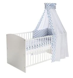 Schardt Holly White Kinderbett 70 X 140 Cm Weiß, Umbaubar -Baby Online Shop bettset 4 teilig circle star blau 13