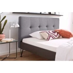 Meise Möbel Boston Metallbett Hellgrau 180 X 200 Füße Wählbar Kopfteil Gesteppt 13 Meise Möbel Boston Metallbett Hellgrau 180 X 200 Füße Wählbar Kopfteil Gesteppt -Baby Online Shop boston kt 2 4 punkt sawana 21 hellgrau speiche detail kt 140x200 cm 6508 20 fein 2