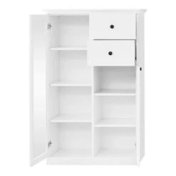 Trendteam Baxter Anbauwand 4-teilig Weiß Dekor | Schmal -Baby Online Shop brandson baxter wo 1860 860 01 dynamisch geoeffnet freisteller 1