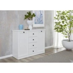 Trendteam Baxter Sideboard 119 Cm Weiß Dekor -Baby Online Shop brandson baxter wo 1860 872 01 dynamisch
