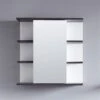 Trendteam San Diego Spiegelschrank Weiß / Rauchsilber -Baby Online Shop california 1623 441 03