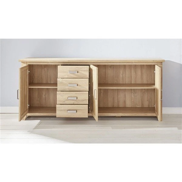 Trendteam Canyon Sideboard 219x92x48 Cm Alteiche 4 Trendteam Canyon Sideboard 219x92x48 Cm Alteiche – Bild 2