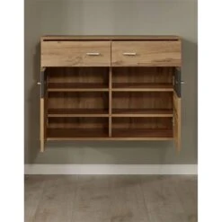 Trendteam Coast Garderoben-Set 3-teilig Wotan Eiche / Grau Melamin -Baby Online Shop coast gd 1747 869 83 geoeffnet 2