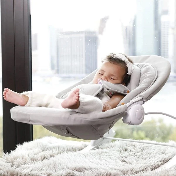 Bloom Coco Go 3-in1 Babywippe Beachhouse White Frostgrey Cotton 4 Bloom Coco Go 3-in1 Babywippe Beachhouse White Frostgrey Cotton – Bild 2