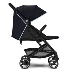 CYBEX Beezy Buggy Ocean Blue Gestell In Black -Baby Online Shop cyb 22 int excl us y270 beezy blk ocbl fullyreclined