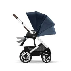 CYBEX Talos S LUX Kinderwagen Bundle Ocean Blue Gestell In Silver -Baby Online Shop cyb 22 int excl us y270 talosslux slv ocbl rwf recline steps screen hd