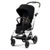 CYBEX Eezy S Twist+2 Buggy Moon Black Gestell Silver | Mit All-Terrain Rädern