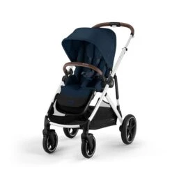 CYBEX Gazelle S Sportwagen Ocean Blue Gestell In Silver | Der City-Shopper -Baby Online Shop cyb 22 int y045 gazelle slv ocbl