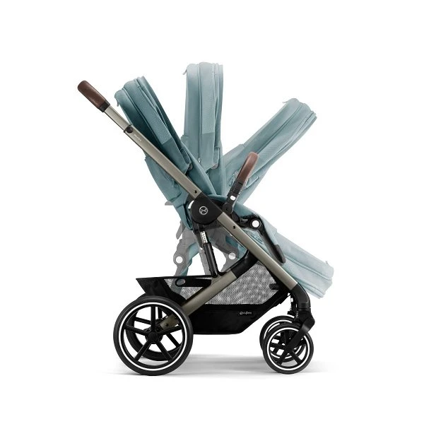 CYBEX Balios S LUX Kinderwagen + Cloud T I-Size Bundle Sky Blue – Bild 7