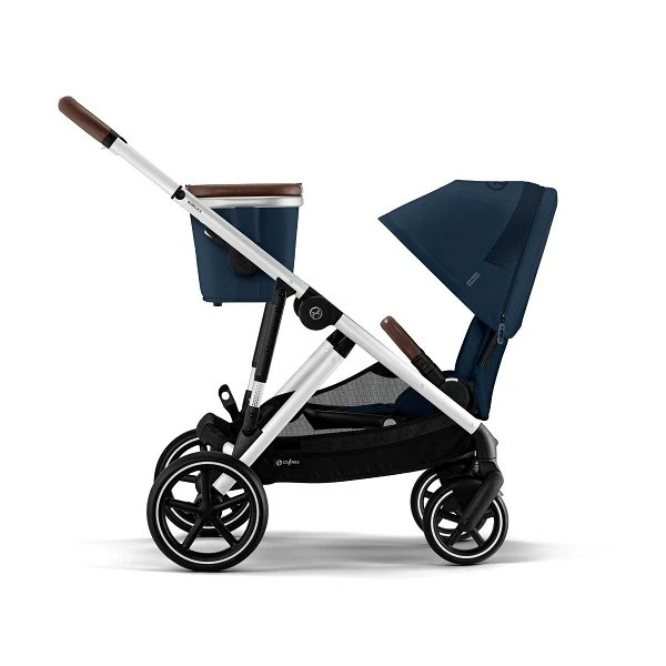 CYBEX Gazelle S Sportwagen Ocean Blue Gestell In Silver | Der City-Shopper – Bild 4