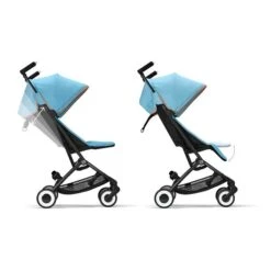 CYBEX Libelle Buggy Beach Blue Gestell Black | Einfach Faltbar -Baby Online Shop cyb 22 int y270 libelle blk bebl recline legrest steps