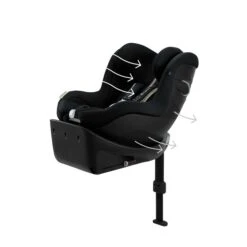CYBEX Sirona Gi I-Size Plus Moon Black Ab Geburt Bis 105 Cm (ca. 4 Jahre) -Baby Online Shop cyb 23 eu y045 sironagi plus moob airventilation print medium