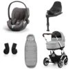 CYBEX Talos S LUX Kinderwagen Bundle Lava Grey Gestell In Silver 1 CYBEX Talos S LUX Kinderwagen Bundle Lava Grey Gestell In Silver -Baby Online Shop cybex talos bundle 1002450900