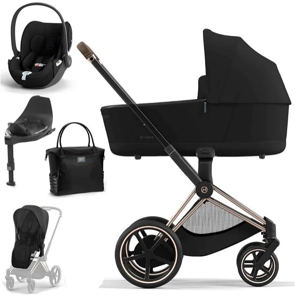 CYBEX E-PRIAM Kinderwagen Sepia Black Bundle New Generation Inkl. 8 Zubehörartikel 3 CYBEX E-PRIAM Kinderwagen Sepia Black Bundle New Generation Inkl. 8 Zubehörartikel