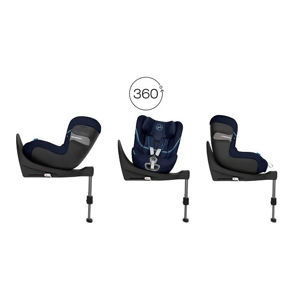 CYBEX Sirona SX2 I-Size Navy Blue Ab Geburt Bis 105 Cm (ca. 4 Jahre) 4 CYBEX Sirona SX2 I-Size Navy Blue Ab Geburt Bis 105 Cm (ca. 4 Jahre) – Bild 2