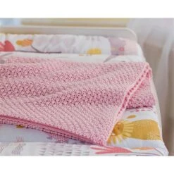 Schardt Strickdecke Beige 75x100 Cm Tagesdecke - 100% Baumwolle -Baby Online Shop detail honey babystrickdecke sunny rosa gr 2