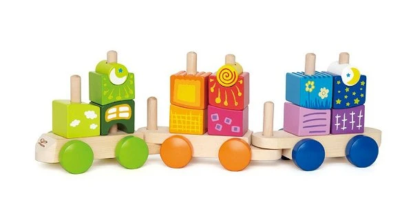 Hape Fantasiebausteine Eisenbahn E0417 3 Hape Fantasiebausteine Eisenbahn E0417