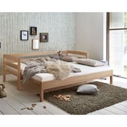 Relita EMILIA Einzelbett Buche Massiv Natur 90/180 X 200 Cm, Ausziehbar 9 Relita EMILIA Einzelbett Buche Massiv Natur 90/180 X 200 Cm, Ausziehbar -Baby Online Shop eb emma natur 2 gr 1
