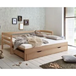 Relita EMILIA Einzelbett Buche Massiv Natur 90/180 X 200 Cm, Ausziehbar 10 Relita EMILIA Einzelbett Buche Massiv Natur 90/180 X 200 Cm, Ausziehbar -Baby Online Shop eb emma natur bettkasten 2 gr 1