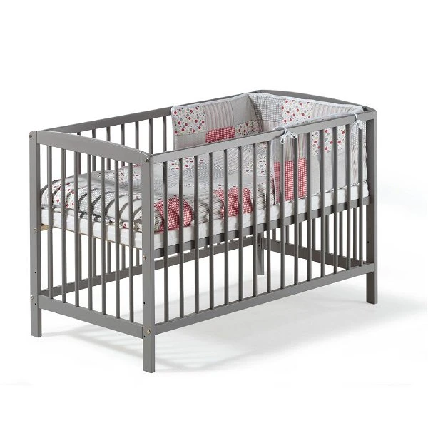 Schardt Felix Kinderbett Kiefer Massiv Nordic Grey 60x120 Cm, 4 Seiten Gestäbt 3 Schardt Felix Kinderbett Kiefer Massiv Nordic Grey 60x120 Cm, 4 Seiten Gestäbt