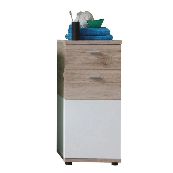 Trendteam Campus Schrank Eiche San Remo Hell / Weiß 3 Trendteam Campus Schrank Eiche San Remo Hell / Weiß