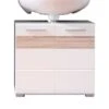 Trendteam Mezzo Waschbeckenunterschrank Weiß / Eiche Sägerau Hell -Baby Online Shop fs mezzo bad 128030141