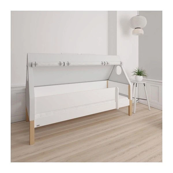 Manis-h Hausbett FULLA 90x200 Cm Pfosten Buche Incl. Dachgiebel & Textilien - 20 Farben Wählbar 3 Manis-h Hausbett FULLA 90x200 Cm Pfosten Buche Incl. Dachgiebel & Textilien - 20 Farben Wählbar