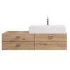 Trendteam Geo Waschbeckenunterschrank Inkl. Waschbecken Artisan Eiche -Baby Online Shop geo bd 1751 341 92 frontal mit wb freisteller
