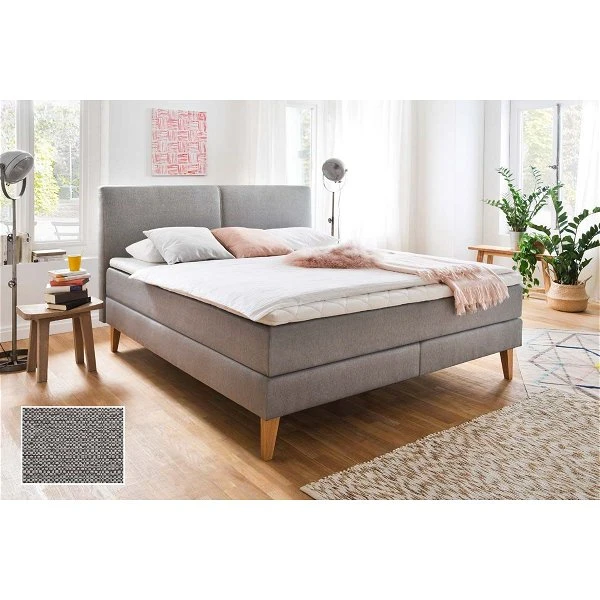 Meise Möbel Greta Boxspringbett 180 X 200 Cm Taupe Stoff - Inklusive Lieferung 3 Meise Möbel Greta Boxspringbett 180 X 200 Cm Taupe Stoff - Inklusive Lieferung