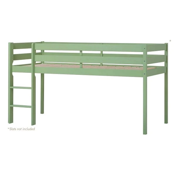 Hoppekids ECO Comfort Halbhohes Bett Pale Green 90x200 Cm - Ohne Lattenrost 4 Hoppekids ECO Comfort Halbhohes Bett Pale Green 90x200 Cm - Ohne Lattenrost – Bild 2