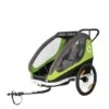 Hamax Traveller Fahrradanhänger Grün/Grau Inkl. Deichsel & Buggyrad -Baby Online Shop ham40050 bicyclearm 1