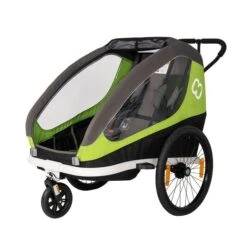 Hamax Traveller Fahrradanhänger Grün/Grau Inkl. Deichsel & Buggyrad 7 Hamax Traveller Fahrradanhänger Grün/Grau Inkl. Deichsel & Buggyrad -Baby Online Shop ham40050 stroller 1