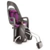 Hamax Caress Fahrradsitz Rahmenbefstigung Grau/Lila | Portofrei -Baby Online Shop ham553006 caress grey black purple 1