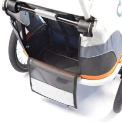 Hamax Outback Fahrradanhänger Navy Blau Inkl. Deichsel & Buggyrad -Baby Online Shop hamax outback feature lugage space 1