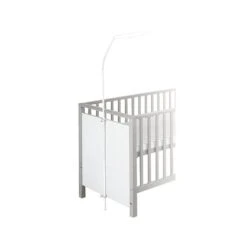 Schardt Lenny Kinderbett 70x140 Cm Kiefer Massiv, Weiß -Baby Online Shop himmelstange weiss purebettsgr 44