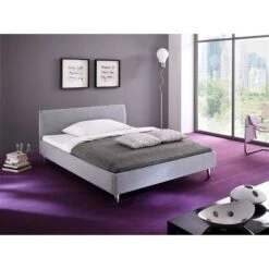 Meise Möbel Hip Hop Polsterbett 140 X 200 Cm Hellgrau-Richmond Stoff - Zum Aktionspreis