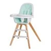 Schardt Holly Hochstuhl Fuß Buche Massiv Inkl. Sitzkissen Mint -Baby Online Shop hochstuhl holly natur sitzverkleinerer mint 1