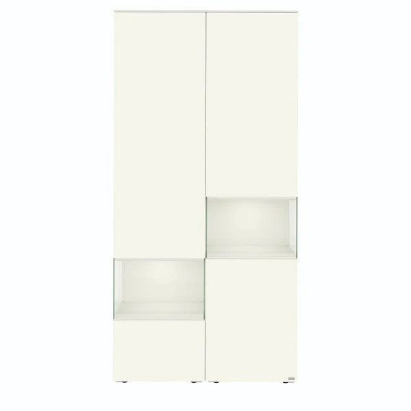 Hülsta Neo Wohnwand Vitrine 1 Schubkasten Und 3 Türen Lack Weiß 5 Hülsta Neo Wohnwand Vitrine 1 Schubkasten Und 3 Türen Lack Weiß – Bild 3