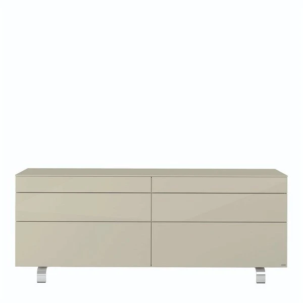 Hülsta Neo Sideboard 6 Schubkästen Lack Seidengrau 3 Hülsta Neo Sideboard 6 Schubkästen Lack Seidengrau